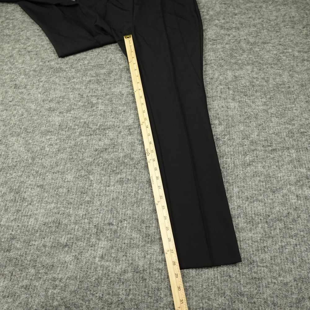 Lafayette 148 New York Pants Womens 10 Black Gramercy Acclaimed Stretch Straight - Picture 5 of 9